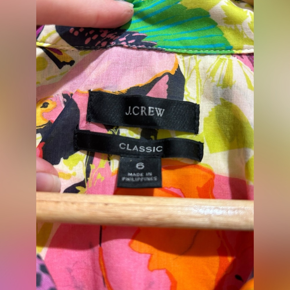 Animal Patterned J. Crew Button Down - image 4